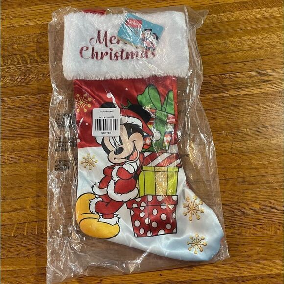Disney Mickey Mouse Christmas Stocking NWT - Picture 5 of 5